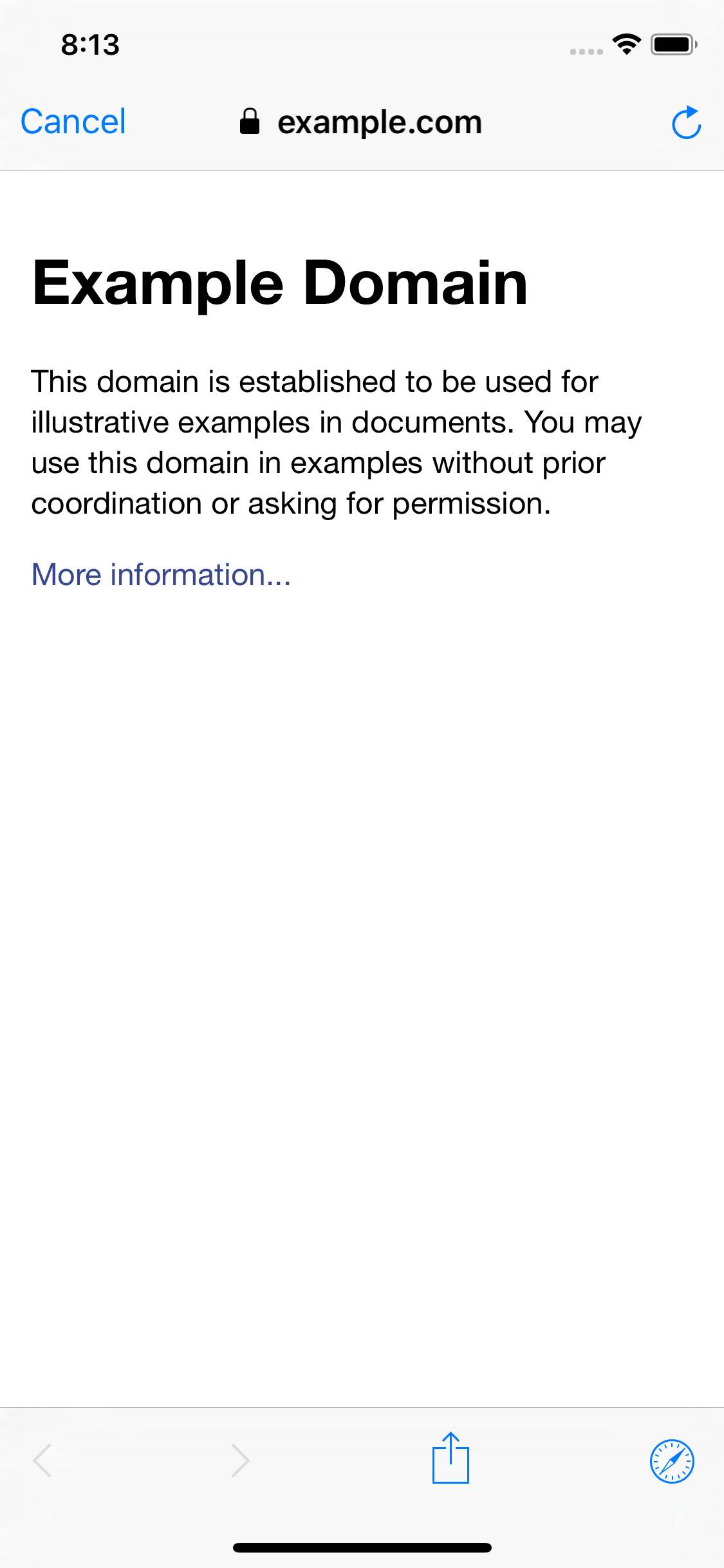 Safari View Controller Example